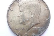 1964 USA Kennedy Silver Half Dollar Coin - 90% Silver.