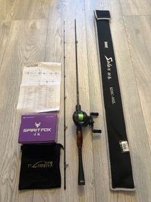 Ultra-Light BFS Casting Combo: Kingdom Solo II Rod + Tsurinoya Spirit Fox Reel (Mint Condition)