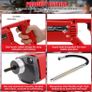 Concrete vibrator 1800W, 4000 rpm,, 5/2m 35mm, amplitude 0,55mm V portable, for concrete, pneed and construction Image 5