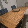 Solid oak Table and 4 Chairs Image 2