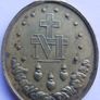 Antique Large 1,8" catholic Saint Mary religious pendant Image 6