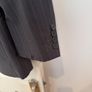 mens butter and Webb pinstripe suit jacket Image 3
