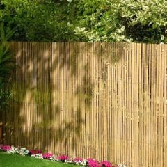 Bamboo Slat Fencing Screening Roll for Garden Privacy Outdoor - 3m x 1.8m
