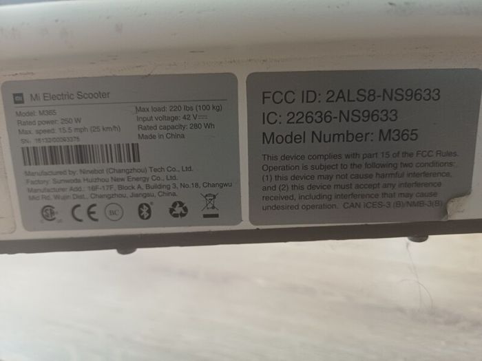 Xiaomi Mi Electric Scooter M365