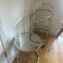 Gold drinks trolley and coffee table Image 3