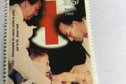Rare stamp - 1955 - First vaccination for Polio