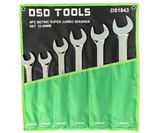 6-Piece Super Jumbo Spanners 33MM-50MM