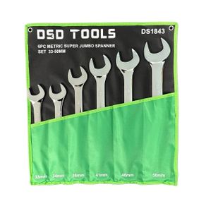 6-Piece Super Jumbo Spanners 33MM-50MM