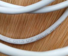 Two Cat.5 ethernet cables 2m