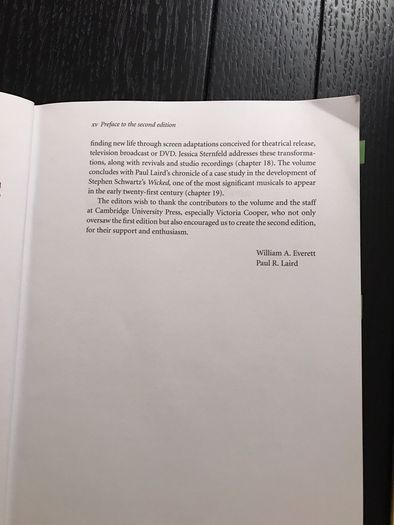 The Cambridge Companion to the Musical