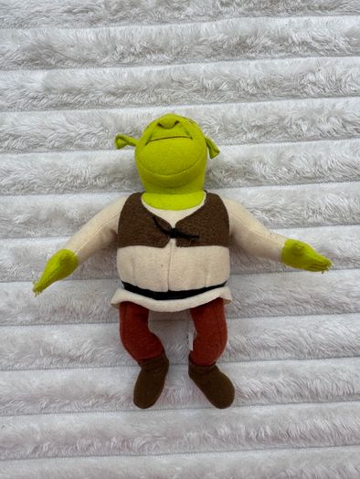 Shrek 2001 Vintage Plush Pizza Hut NOT working approx. 20 cm. Used Please see photos
