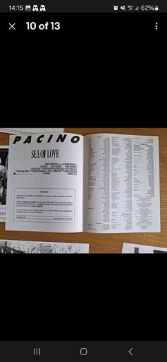 Sea Of Love Press Kit Al Pacino