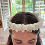Floral Tiara- Communion or bridal Image 7