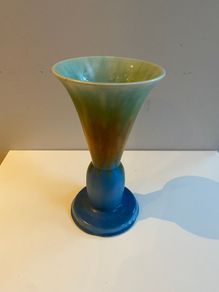 BESWICK Vintage beautiful 8.5 inch multi coloured vase