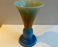 BESWICK Vintage beautiful 8.5 inch multi coloured vase
