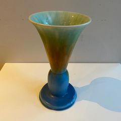 BESWICK Vintage beautiful 8.5 inch multi coloured vase