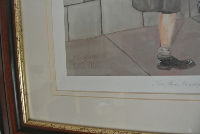 Large Framed Limited Edition Print - Called 'New Shoes, County Limerick, Ireland' By Eric Mccully