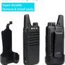 FREE SHIPPING RT622 Walkie Talkies, Rechargeable Two Way Radio PMR446, VOX, USB C, CTCSS DCS, Portable Walkie Talkie 10er set, Mini Lightweight 2 Way Radio for Adults Schools, Business (Black, 10 Pack) Image 4