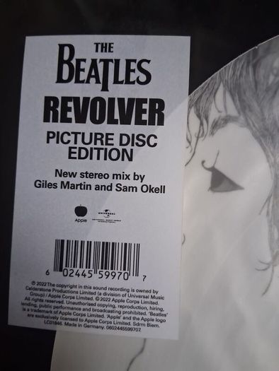 The Beatles Revolver Picture Disc Sealed