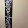 Large Metal N.A.T.O Phonetic Alpabet Wall Sign Image 5