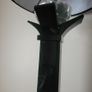 Stunning Black and Clear Crystal Table Lamp by Galway Crystal Image 5