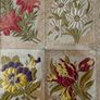 Vintage 1930s Kensitas Silk Flowers Framed Embroidered Panel (38 x 41 cm) Image 3