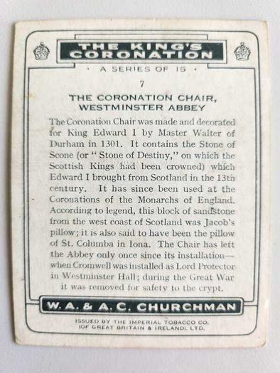 Churchman's Cigarette cards