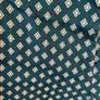 H&M dark green with beige & red diamond design straight leg trousers size 10 Image 2