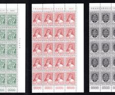 1972 Vatican City The 500th Anniversary of the Death of Bessarione Commemorative Stamps Marginal Panes of 20 Mint Never Hinged (MNH)