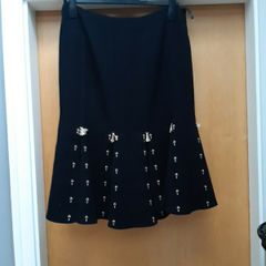 Linea Black Skirt. S.12   New- No Tag.