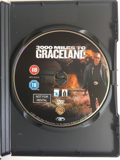 3000 Miles To Graceland [2001] Kurt Russell, Kevin Costner, Courteney Cox, David Arquette, Bokeem Woodbine, Christian Slater, Kevin Pollak & Daisy McCrackin [Movie DVD]
