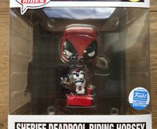 Funko Marvel: Sheriff Deadpool Riding Horsey (Funko Shop Exclusive)