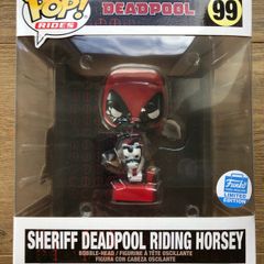Funko Marvel: Sheriff Deadpool Riding Horsey (Funko Shop Exclusive)