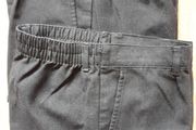 Boys Grey and Black School Trousers. Age 10-11