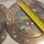 Set Of 2 Light Brass Safari Hanging Wall Plates. Image 5