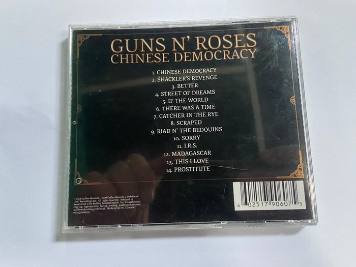 Guns N' Roses Chinese Democracy CD