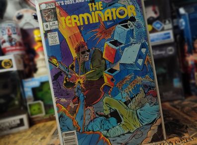 The Terminator ! Issue #9 ! It's 2031 and The Battle Continous... ! Copper Age Comic from 1988 ! by Now Comics !