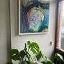 Original Abstract Painting Dublin Swimming Art Swim Art Image 3