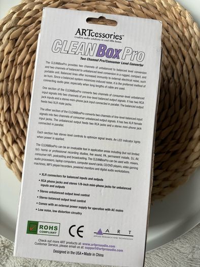 ART CleanBox Pro 2 Channel Level Converter