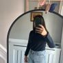 COS navy ladies blouse. Size 8 Image 10