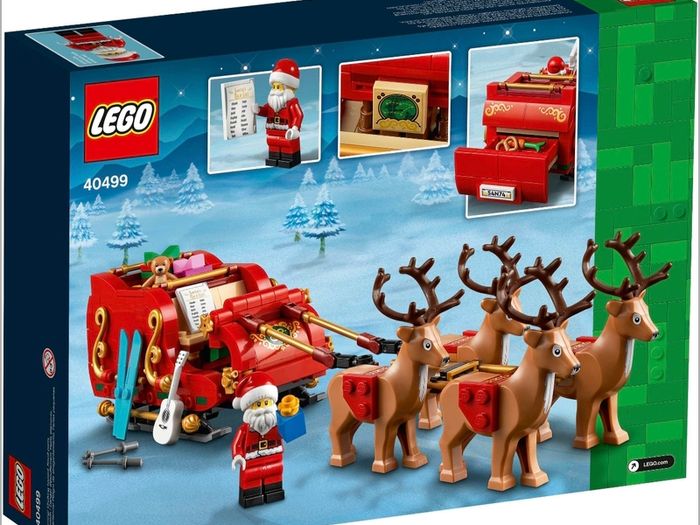 Retired Christmas Lego 40499 Santa's Sleigh