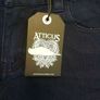 Ladies Atticus Raw Denim Dark Blue New With Tag Size 10 Waist 28 inches Payment by Paypal or Revolut Image 2