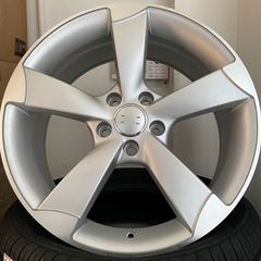 18" rotor style alloy wheels fits audi a3 a4 a6 a8 tt q2 Vw golf caddy passat scirocco seat skoda dublin 12 alignment /mobile fitting /finance available
