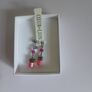 Coeur de Lion GeoCUBE Viva Magenta Pink Swarovski Crystal Earrings New Boxed CAN POST Image 8