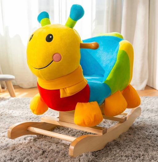 Wooden Baby Rocking Caterpillar
