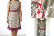 Monsoon dress new with tags chic summer boho green vintage style
