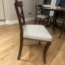 Extendable mahogany dining table and 8 Reprodux chairs Image 7