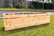 2 Meters Long Raised Garden Bed, Wooden Planter Box from 4x2"