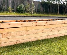 2 Meters Long Raised Garden Bed, Wooden Planter Box from 4x2"