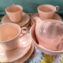 Vintage Grindley Peach Petal Tea Set Image 6